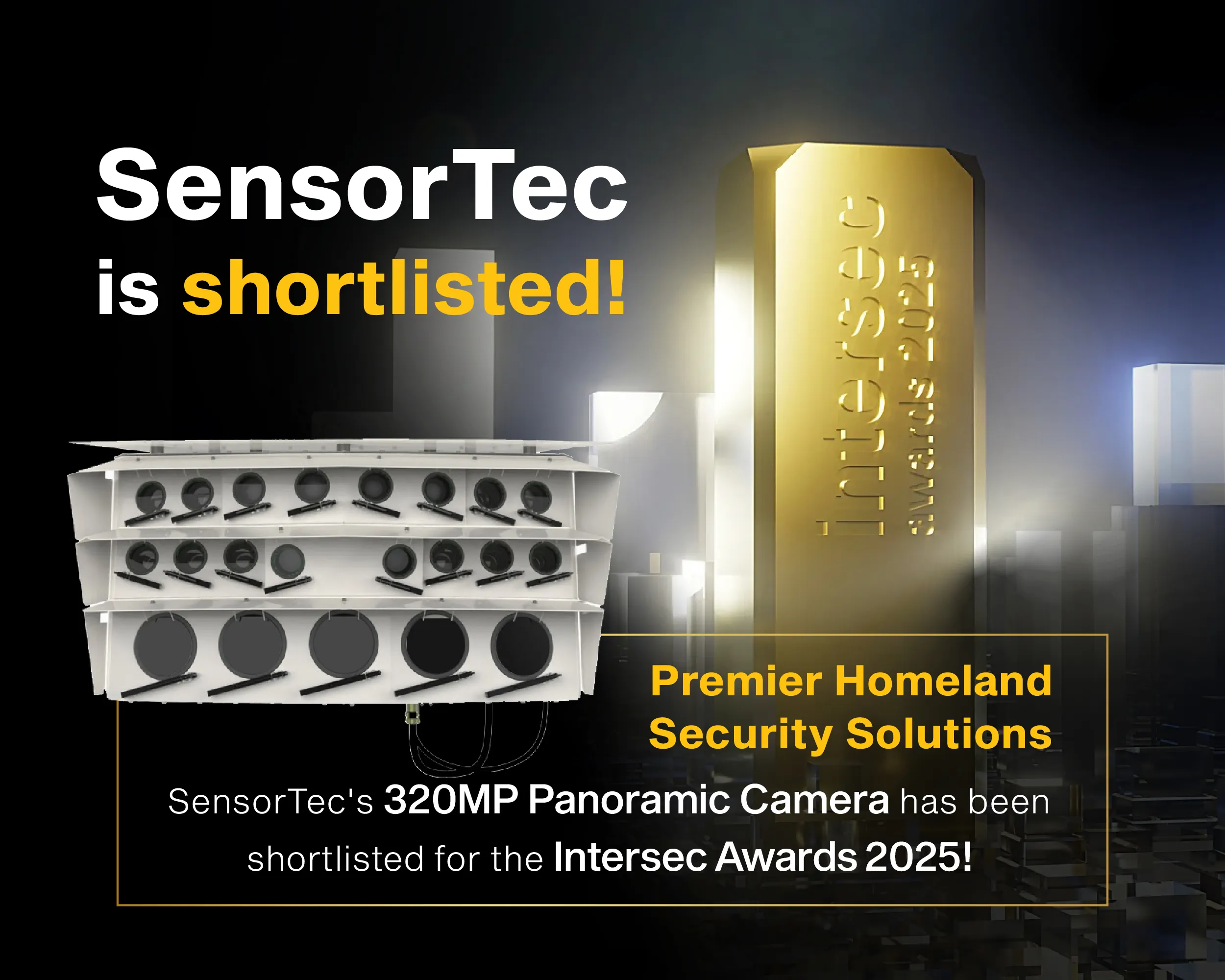 SensorTec Intersec Dubai Awards